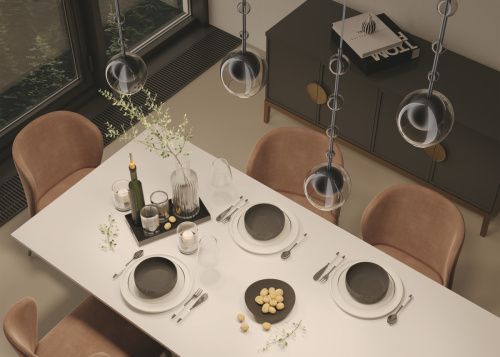 Светильник подвесной Maytoni Ros Modern MOD227PL-01B - фото 5