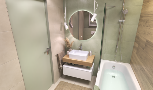 Столешница Velvex UNIT st.UNI.80-67 80х50х11 подвесная цвет дуб французский - фото 5