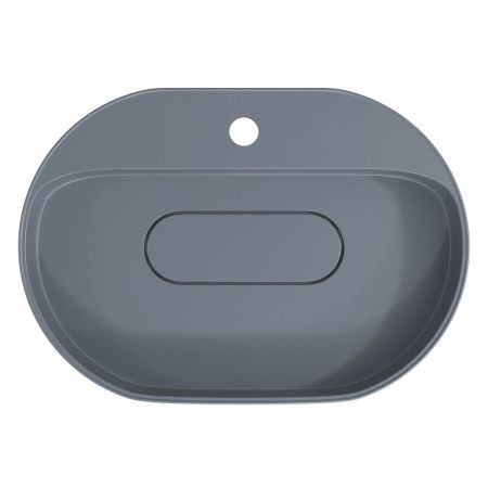 Раковина из искусственного камня Uperwood Tanos Quartz 291030522 60х40 накладная цвет серый