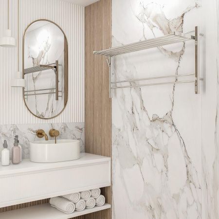 Полотенцесушитель электрический Terminus 4670078543332 125х60 хром