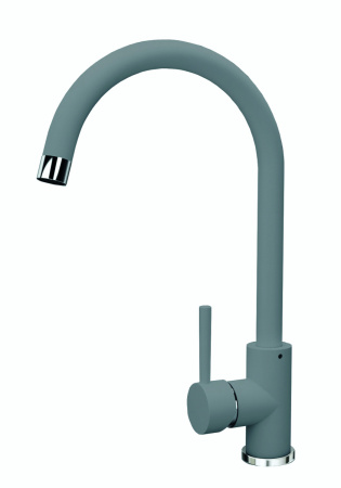 Смеситель для кухни Uperwood Quartz UPD-02-03 UPD-Q-02-03 на мойку/столешницу серый матовый