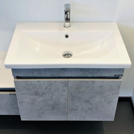 Тумба с раковиной Comforty Осло 00-00006118CF 70х50 подвесная цвет серый