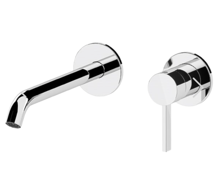 Смеситель для раковины Remer Metrica MC15PL встраиваемый в стену хром