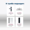 Тумба под раковину Aquanet Алвита New 00303900 70х50 напольная цвет серый