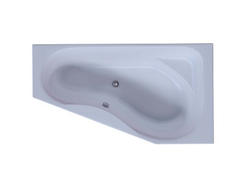 Ванна акриловая Aquatek Медея MED180-0000038 170х95 пристенная асимметричная с каркасом без ручек Ванна акриловая Aquatek Медея MED180-0000038 170х95 пристенная асимметричная с каркасом без ручек