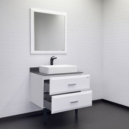 Тумба с раковиной Comforty Империя 00-00014817CF 80х50 напольная цвет белый