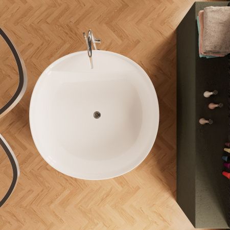 Ванна акриловая Frank 12532 150х150 отдельностоящая круглая с ножками