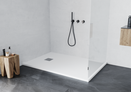 Душевой поддон из искусственного камня Taliente PTA-ST-120Wstone 120х80 белый без каркаса