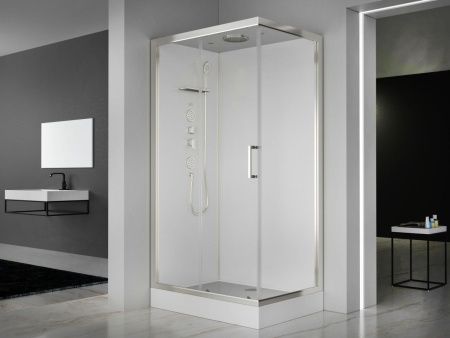 Душевая кабина Acquazzone Bogema 120 120х80 прямоугольная с крышей ориентация универсальная