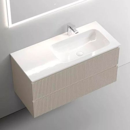 Тумба под раковину Sancos SNOB T SNT100RCE 100х40 подвесная цвет бежевый