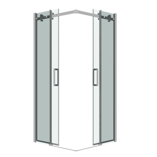 Душевой уголок Grossman Classic 300.K33.04.9090.10.00 90х90 стекло прозрачное профиль хром глянцевый - фото 2
