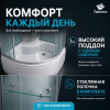 Душевая кабина Taliente TA-8080M 80х80 четверть круга с крышей ориентация универсальная
