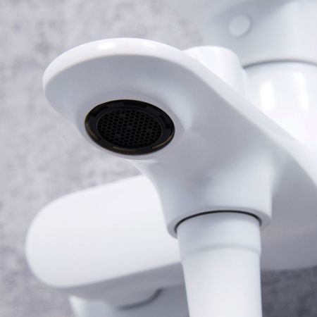 Смеситель для ванны Wasserkraft Mindel 8500 8501 настенный белый