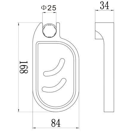 Мыльница Savol S12-03