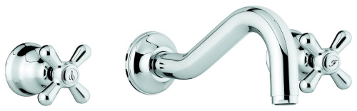 Смеситель для кухни Emmevi Deco Classic 12055/BC на столешницу белый/хром