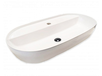 Раковина из санфаянса Hatria HAPPY HOUR Y8AP01 75х38 накладная цвет белый