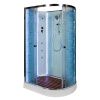 Душевая кабина AvaCan EM1511LNLED+GM 110х80 асимметричная без крыши ориентация левая