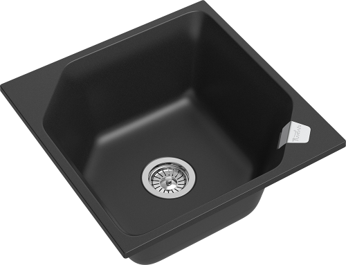 Кухонная мойка Rivelato LOCUS LS-50 antracite 50х50 цвет антрацит - фото 3