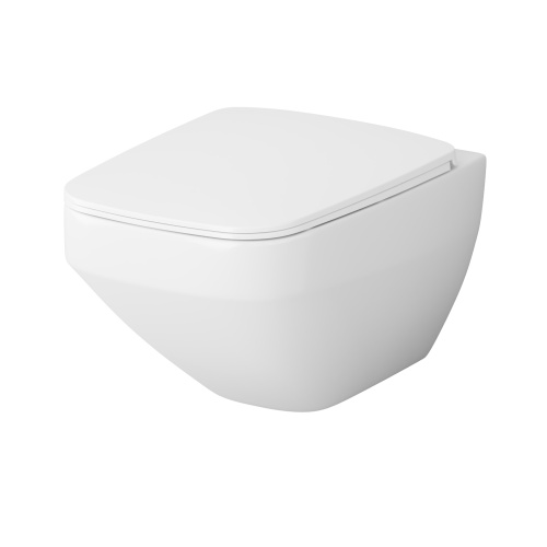 Унитаз подвесной Am.Pm Inspire V2.0 C50A1700SC белый глянцевый с сиденьем микролифт безободковый каскадный смыв - фото 2