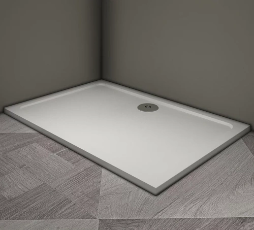 Душевой поддон Veconi Tezeo stone TZ09-12080PR-01-19C3 80х120 искусственный камень белый