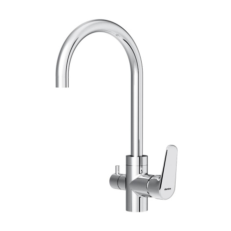 Смеситель для кухни Damixa Merkur 400730000 на раковину/на столешницу хром без термостата