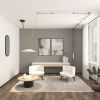 Трековый однофазный светильник Denkirs Belty linear (Белты линеар) DK5574-WH