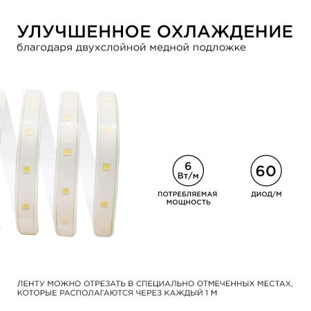 Светодиодная лента Apeyron Стандарт 17-42