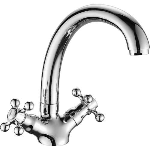 Смеситель для кухни Fashun A4219 на мойку хром - фото 2