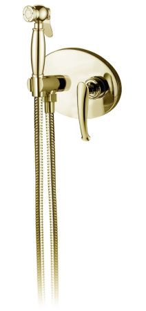 Гигиенический душ со смесителем AltroBagno Beatrice AltroBagnoBeatrice060113Or золото