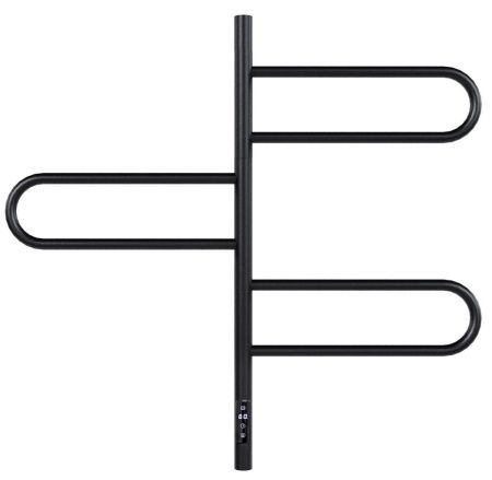 Полотенцесушитель электрический Vincea VTD-1R2CBE 50х80 черный