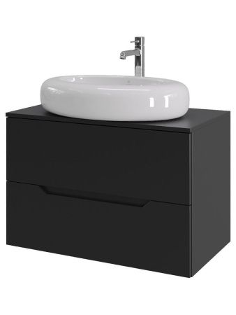 Тумба с раковиной Orange Line Li-80TubMDF+B08-640W 80х50