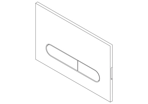 Клавиша смыва механическая BelBagno PROSPERO BB006-PR-CHROME.M цвет хром матовый - фото 4