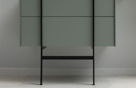 Тумба под раковину Allen Brau Reality 1.32007.CGM 100х46х50 подвесная цвет зеленый/серый