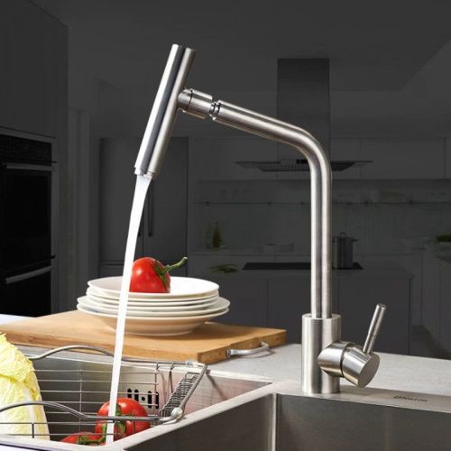 Смеситель для кухни Fashun A54001-A на мойку сатин - фото 4