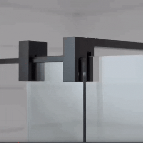 Душевая дверь Novellini H Style HSTYLE140S-1H 140х200 стекло прозрачное профиль черный матовый - фото 3