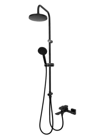 Душевая стойка Orange Lutz M04-932b настенная цвет черный