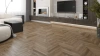 Кварцвиниловая плитка Alpine Floor Chervon Alpine LVT ECO 20-5 Макадамия Chevron толщина 0.25 см 43 класс 555х127