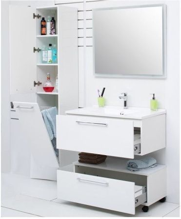 Шкаф-пенал De Aqua Токката 00167358 30х180 подвесной