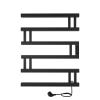 Полотенцесушитель электрический Indigo Muza DGM60-50BRRt 50х65 черный