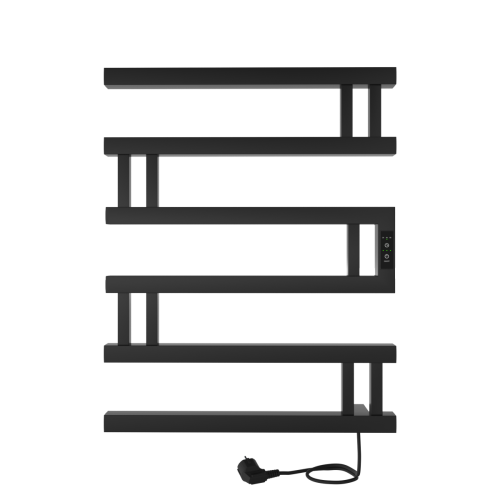 Полотенцесушитель Indigo Muza DGM60-50BRRt 50х63 электрический черный муар - фото 5