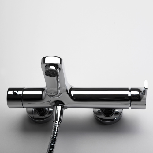 Смеситель для ванны WasserKRAFT Berkel 4800 4801 настенный хром - фото 4