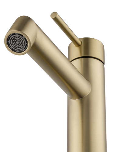 Смеситель Wonzon & Woghand WW-H1063-BG на раковину золото - фото 3