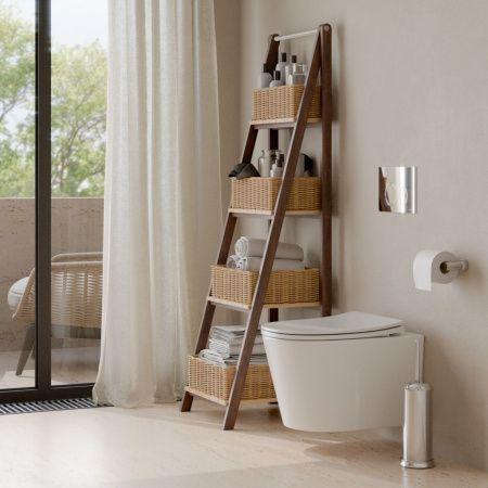 Комплект унитаз с инталляцией и клавишей смыва Iberica Blanca BURGOS ALTO IB.001M.BRA.234.823