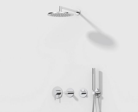 Душевая система Vitra Origin A49266EXP встраиваемая в стену цвет хром