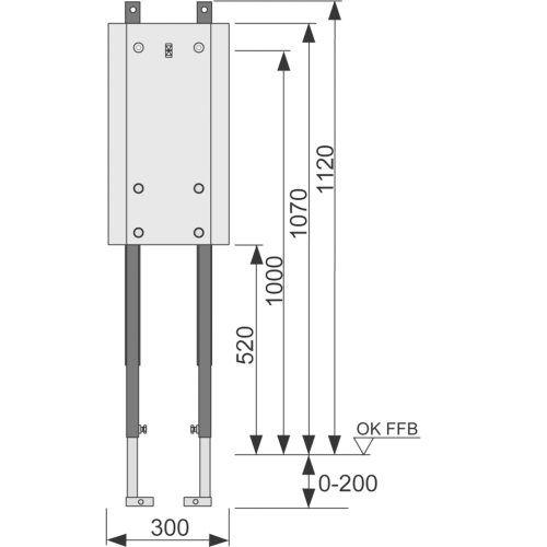 Модуль для монтажа ручек Tece TECEprofil 9360000 - фото 2