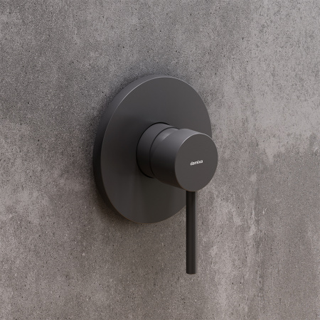 Смеситель для душа Damixa Scandinavian Pure 367500300 встраиваемый в стену черный без термостата
