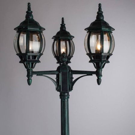 Садово-парковый светильник Arte Lamp Atlanta (Атланта) A1047PA-3BG
