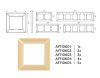 Рамка одноместная Ambrella Volt Line (Лине) AF110601