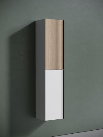 Шкаф-пенал Sancos DELTA PDL35W 40х160 подвесной цвет бежевый/белый