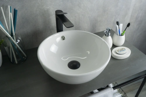 Раковина Gid Esfera 39 см N9002 (51102) накладная цвет белый - фото 2